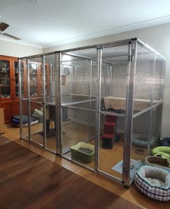 aluminium cat cage